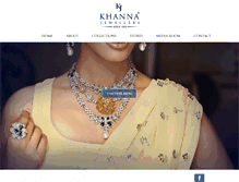 Tablet Screenshot of khannajeweller.com